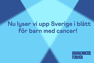 Barncancerfonden kampanj.